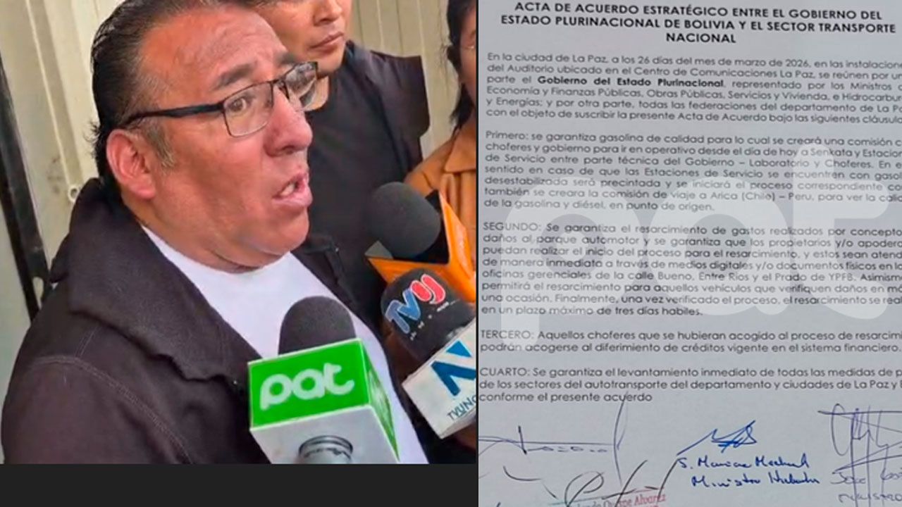 Gobierno y transportistas llegan a acuerdo y levantan medidas de presión