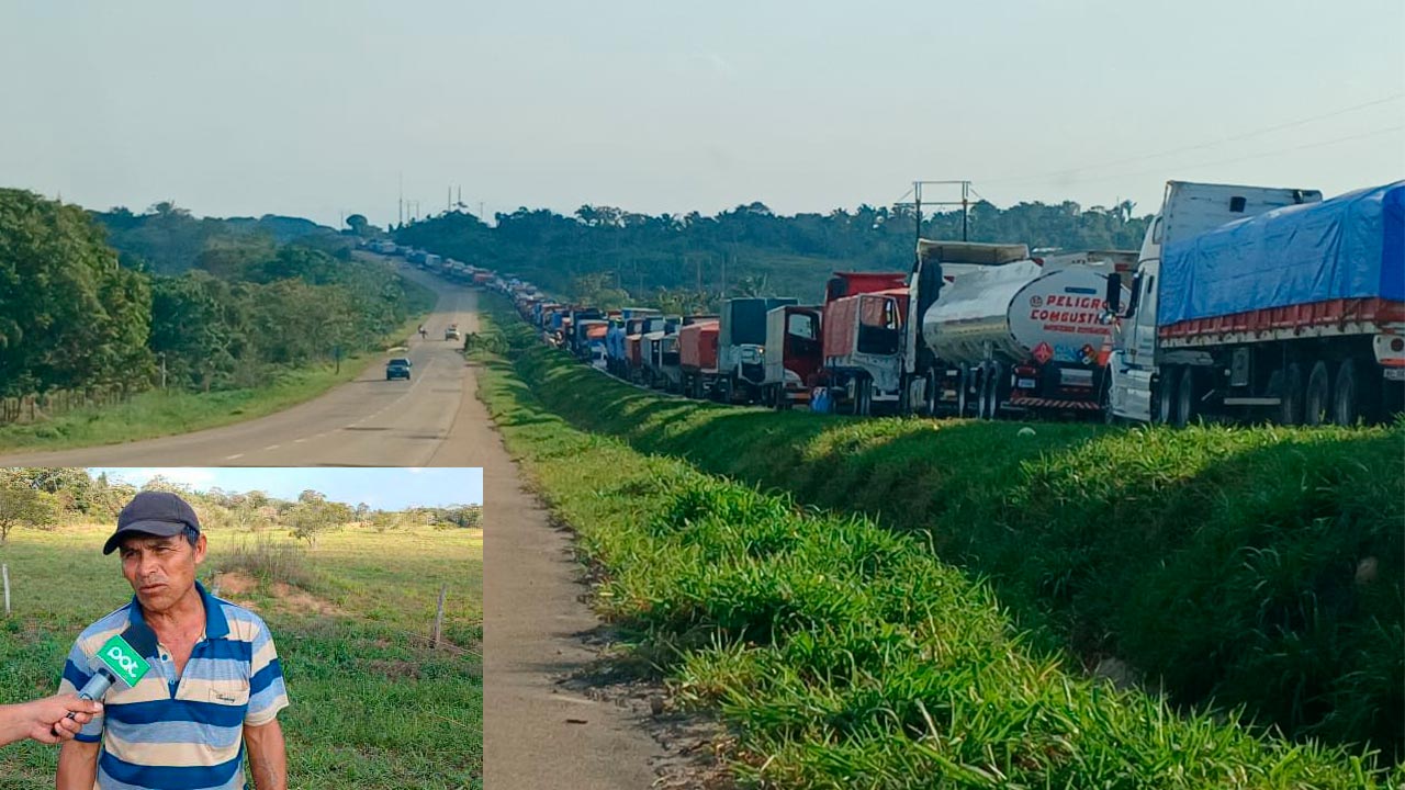 Transportistas del sector pesado padecen pérdidas debido a bloqueos en Buena Vista