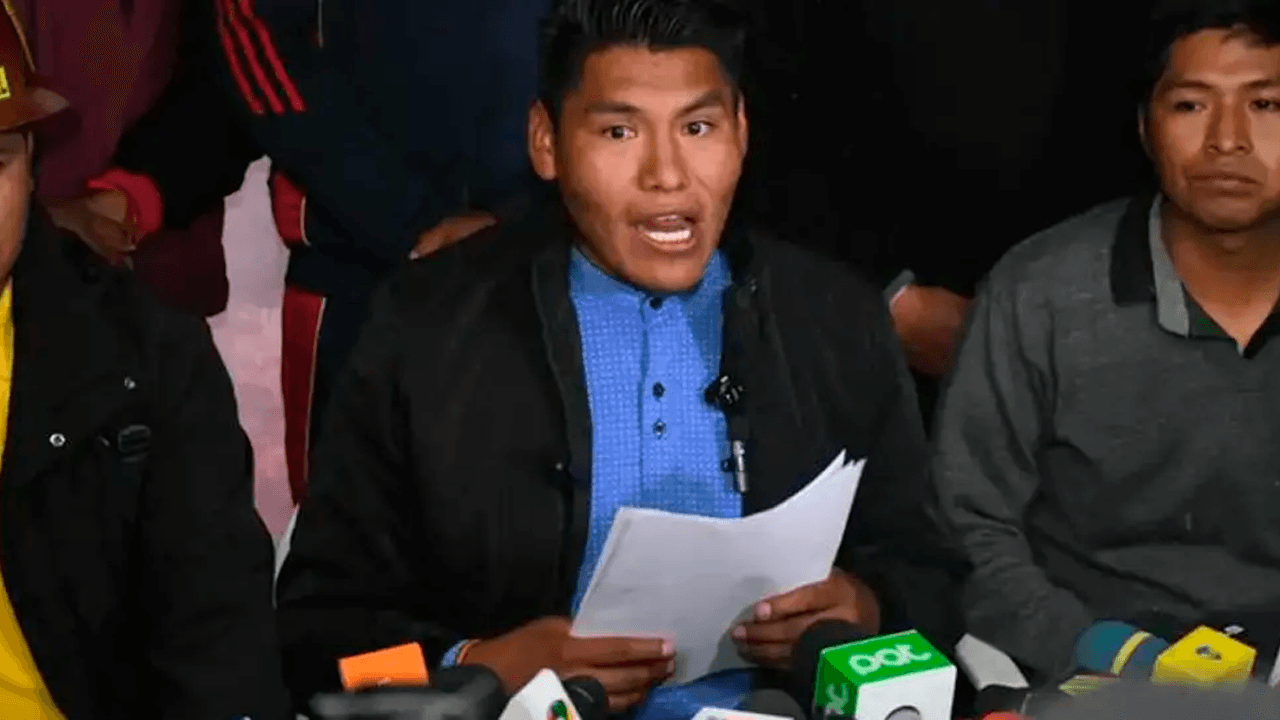  René Yahuasi convoca a organizaciones sociales tras la anulación del balotaje en La Paz