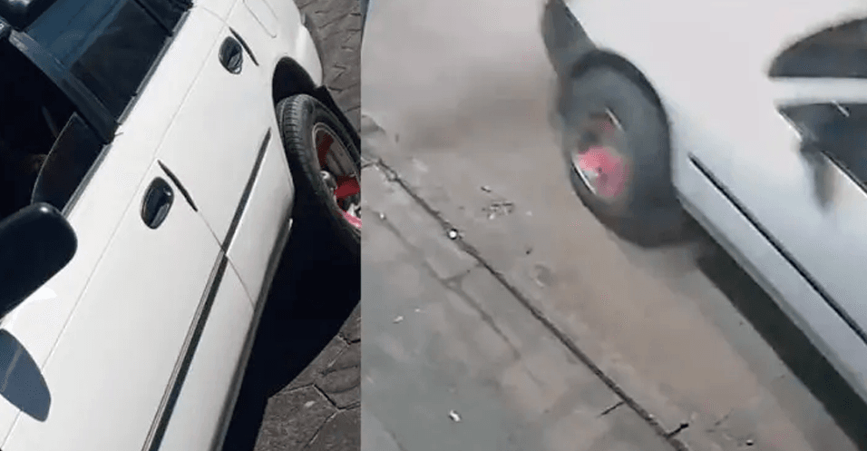 Roban vehículo estacionado afuera de un billar en la zona sur de santa cruz