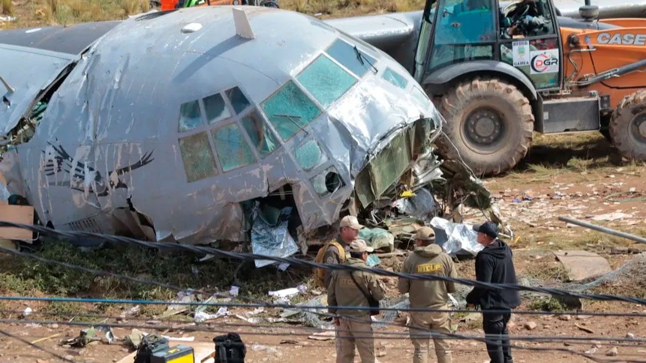Accidente del C-130 en El Alto fue por fallas operacionales y clima