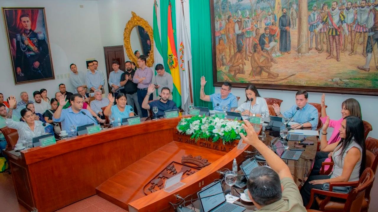 Definen en tiempo récord las comisiones en el concejo municipal de santa cruz de la sierra