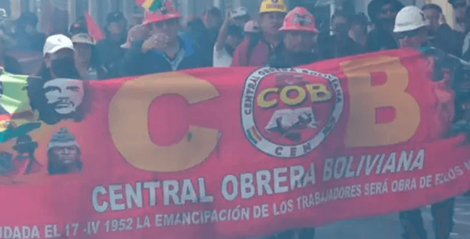 COB ratifica paro movilizado indefinido y convoca a nuevo día de protestas en la paz
