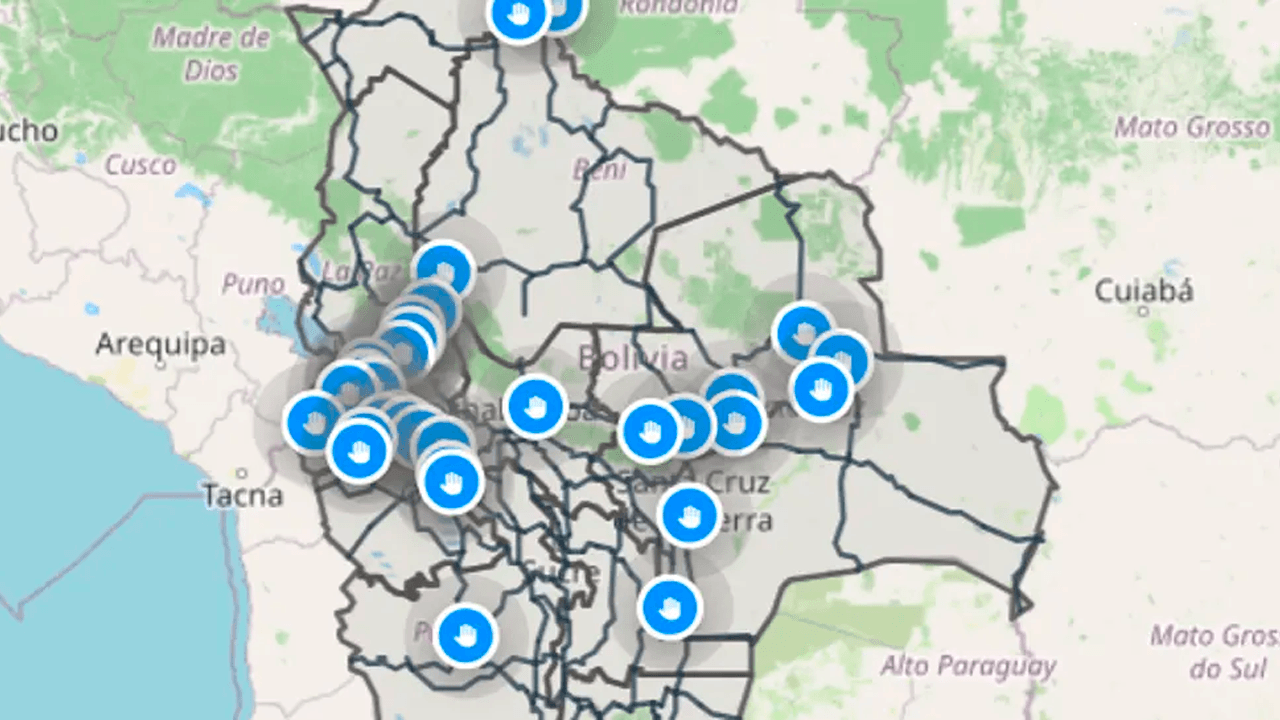 Reporte ABC: Más de 30 puntos de bloqueo paralizan carreteras en siete departamentos del país