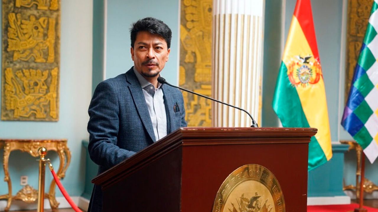 Canciller Aramayo denuncia ante la comunidad internacional un plan de desestabilización contra el Gobierno