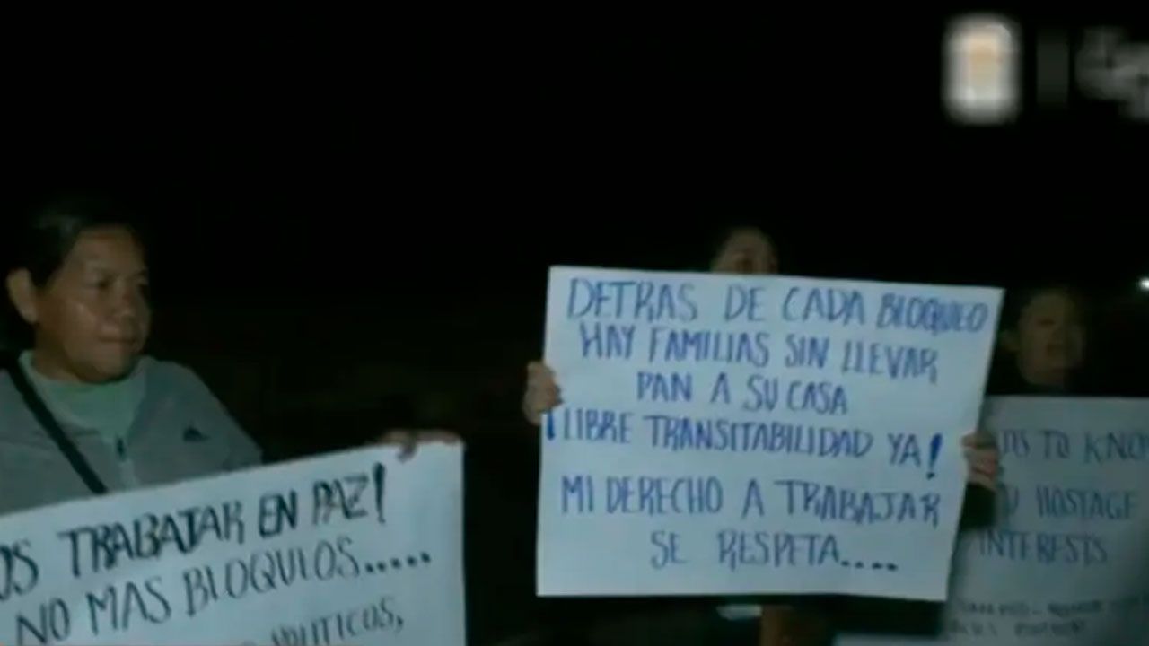 Mitin en Viru Viru exige libre transitabilidad y rechazo a los bloqueos
