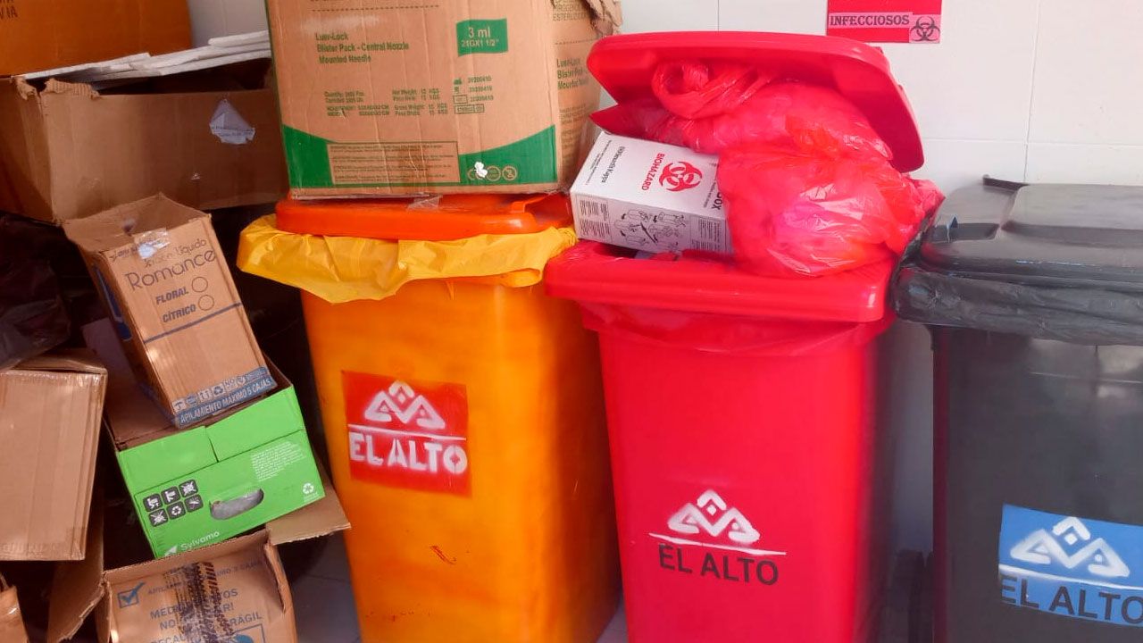 Residuos infecciosos se acumulan en hospitales de el alto y generan preocupación sanitaria