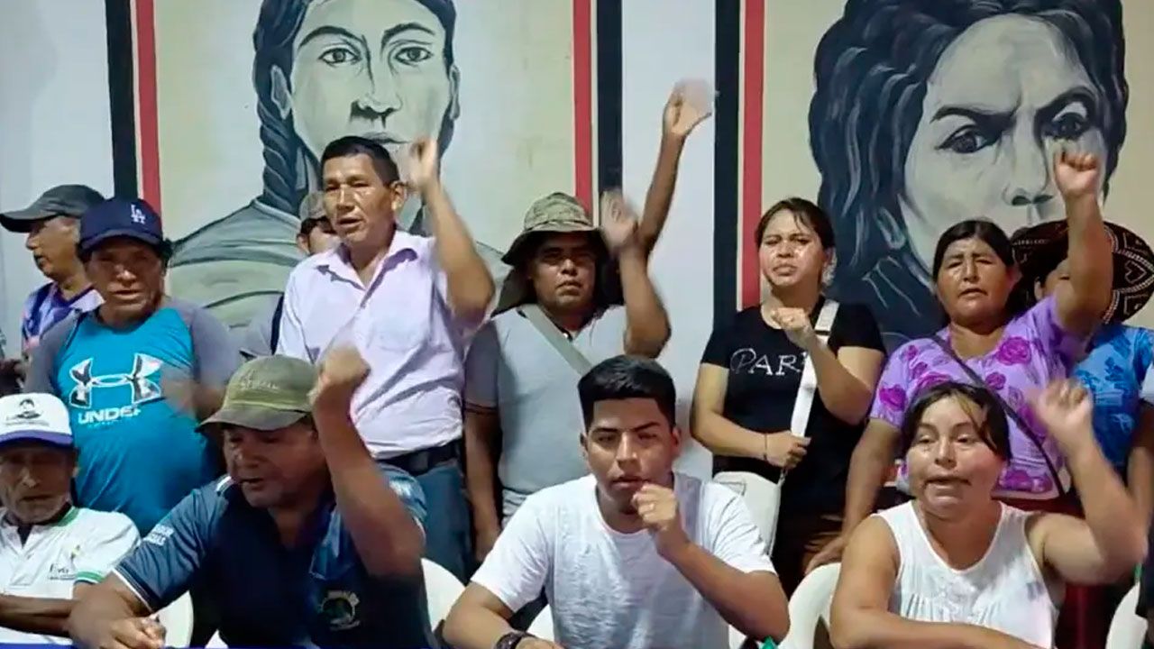 Interculturales de Chimoré anuncian vigilia y toma de instalaciones militares