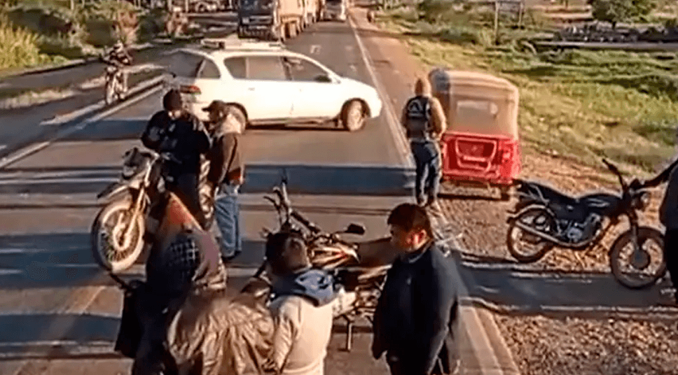 Movilizados en San Julián dan cuarto intermedio de cuatro horas en el día 28 de bloqueo