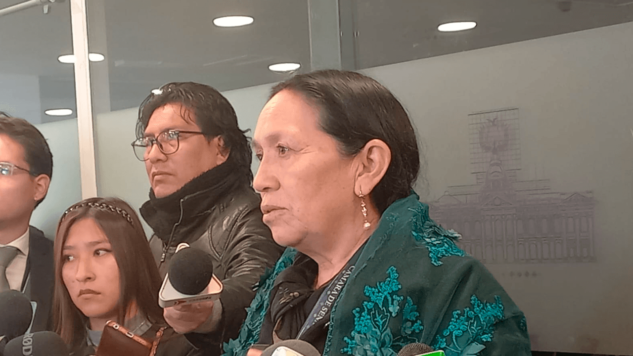 Senadora Tomasa Yarhui solicitará informe sobre el caso “narco maletas” y contempla interpelación al ministro de Gobierno