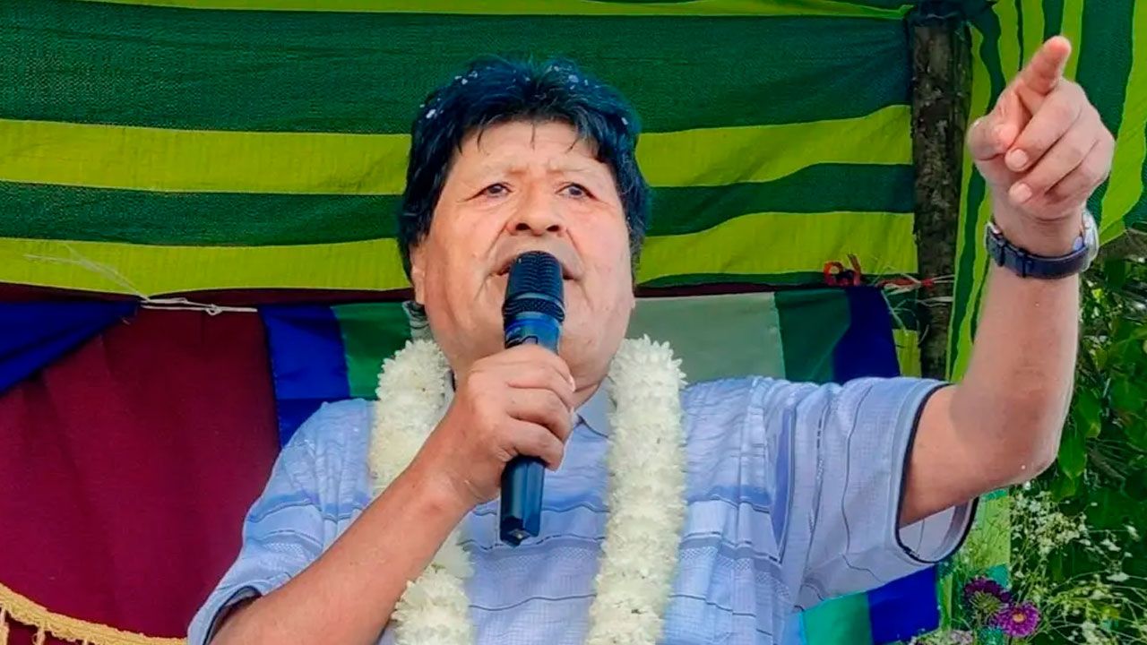 Evo Morales expresa respaldo a Vicente Salazar tras su aprehensión en la paz