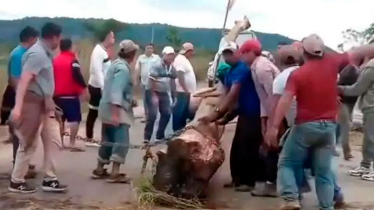 Se amplía el bloqueo en la ruta Santa Cruz – Beni con un nuevo punto en Guarayos