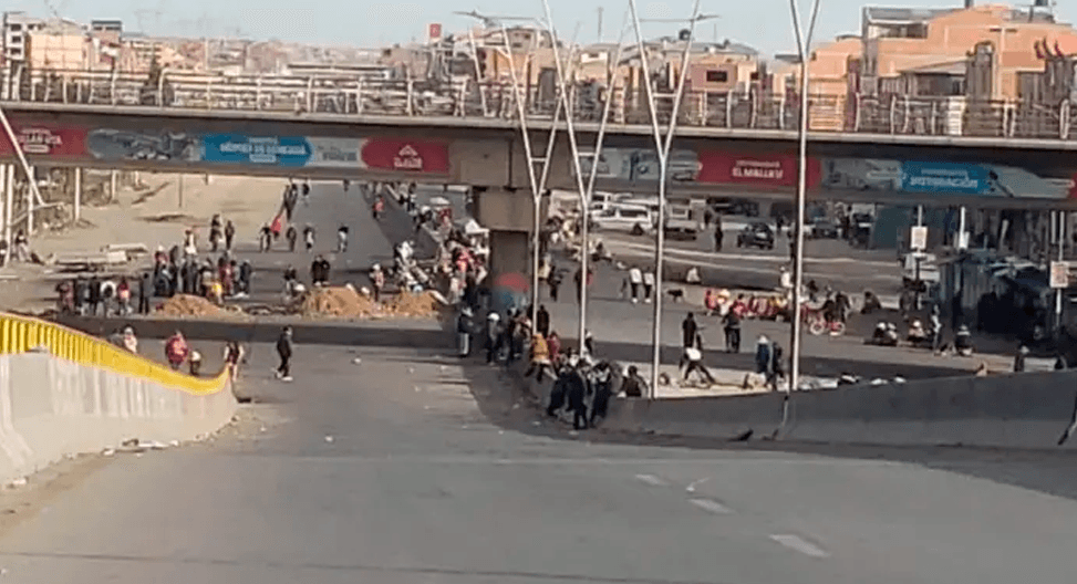 La Paz concentra la mayor cantidad de bloqueos y Cochabamba registra 17 puntos de conflicto