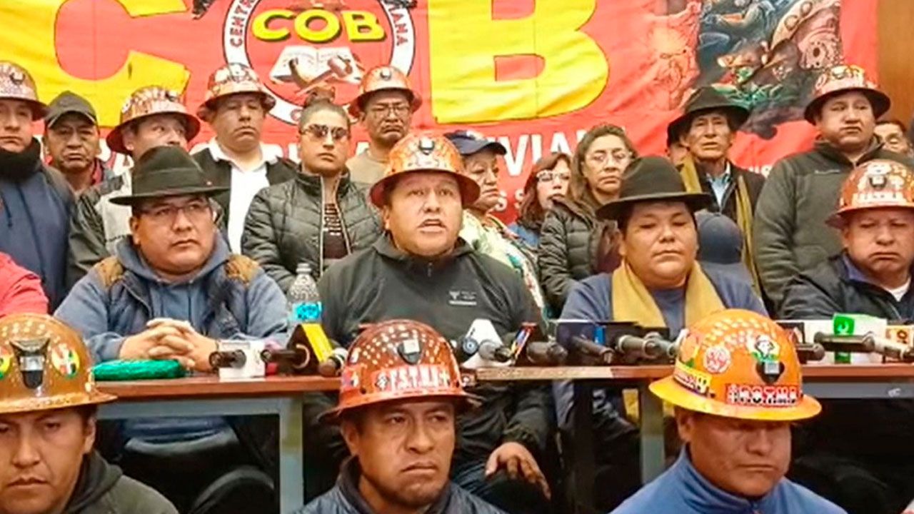 COB conmina al Gobierno a atender pedido de pacificación