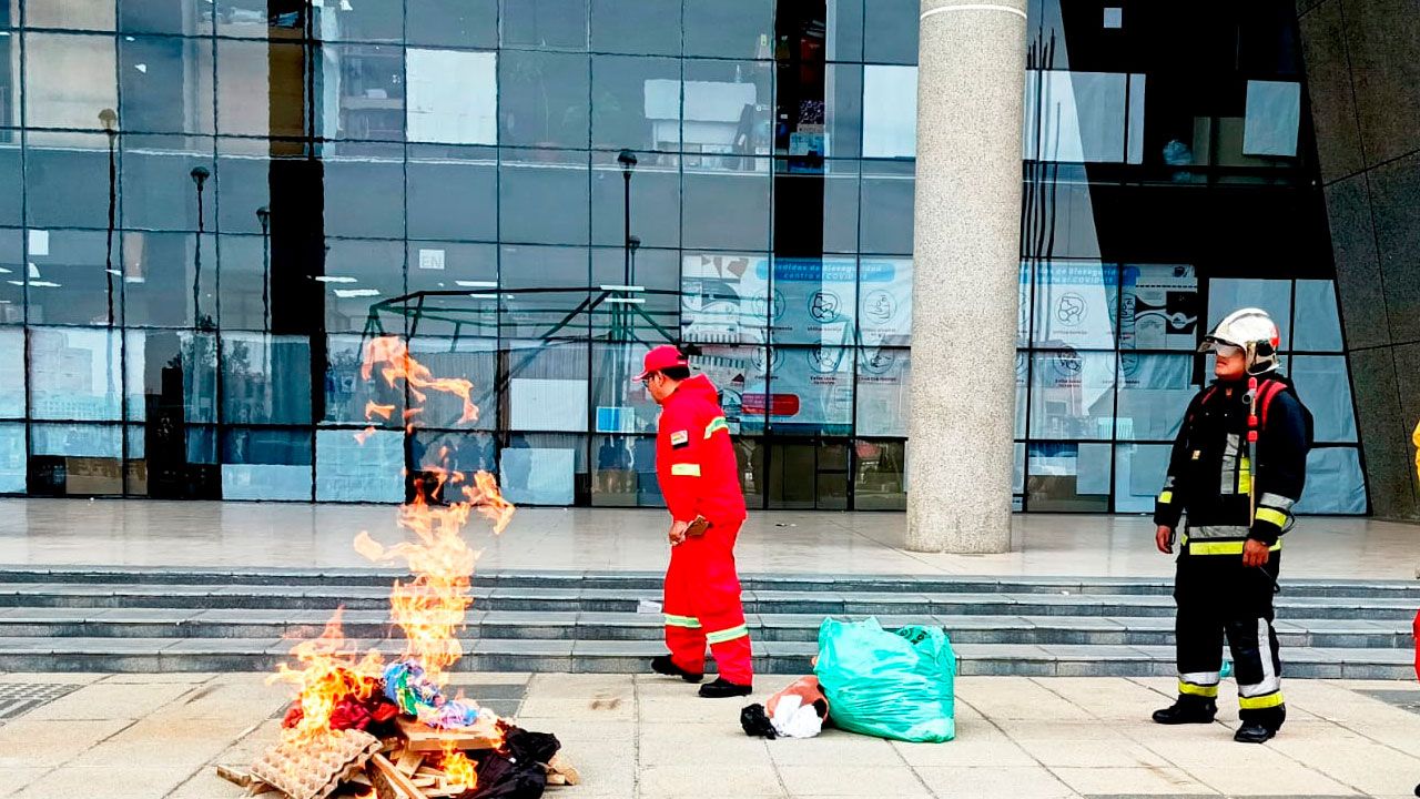 El alto capacita a personal municipal para prevenir incendios y emergencias en san juan