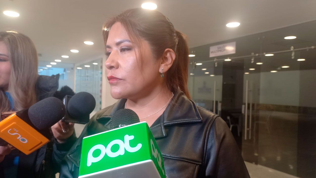 katherine pinto responsabiliza a evo por el “bloqueo seco” a La Paz
