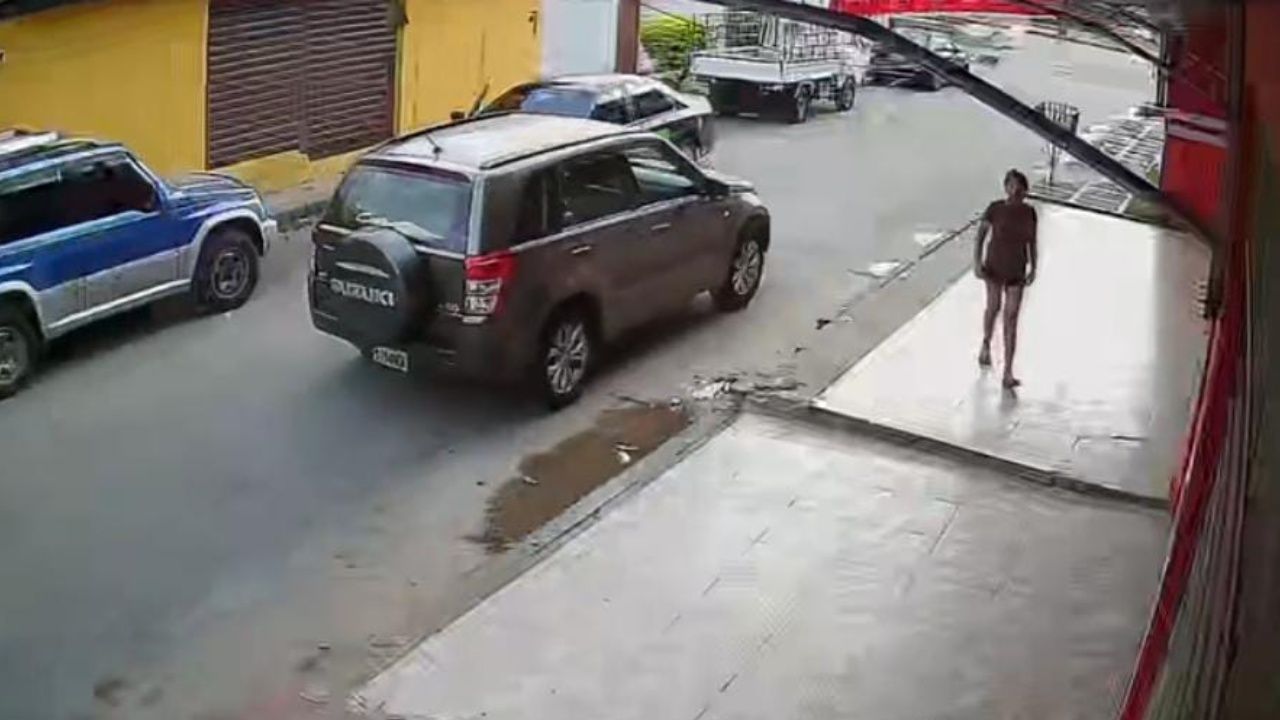Santa Cruz: Cámaras de seguridad captan atropello a niña de 5 años