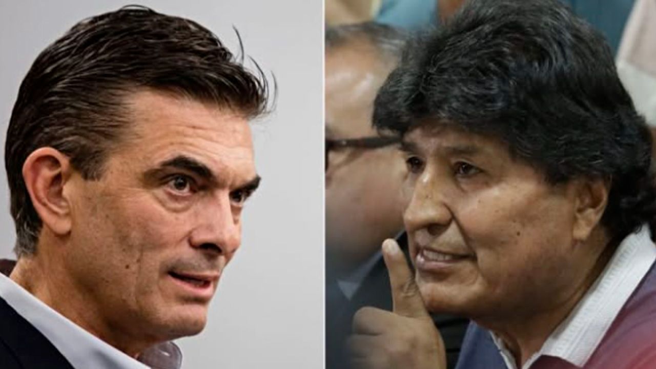 Evo responde a declaraciones del presidente Paz
