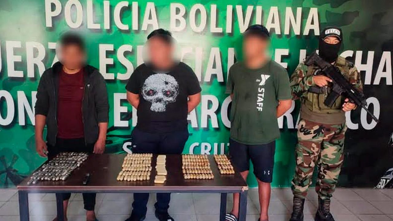FELCN aprehende a tres personas con cápsulas de pasta base en la ruta Bioceánica