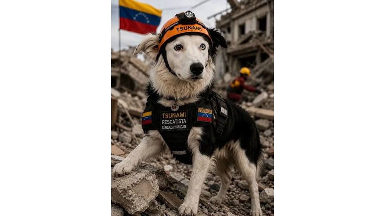 Tsunami, el perro rescatista que salvó cientos de vidas en Venezuela