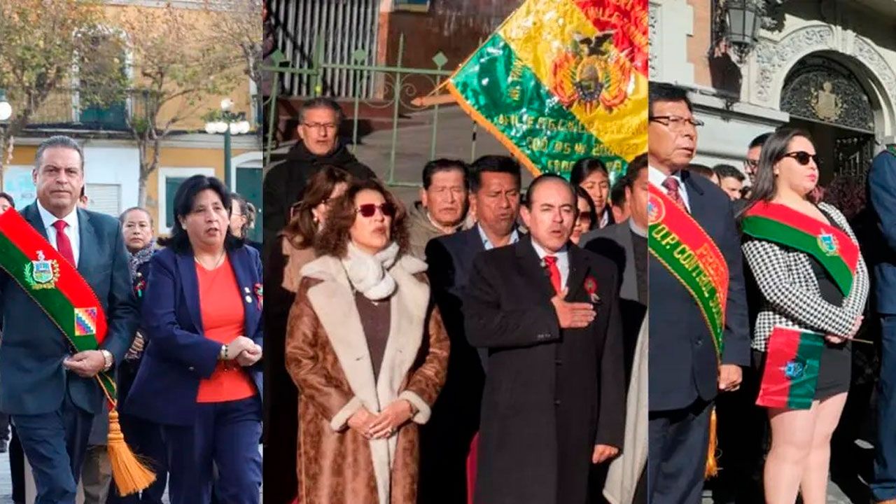 Tres actos marcaron el inicio de las fiestas julias en La Paz