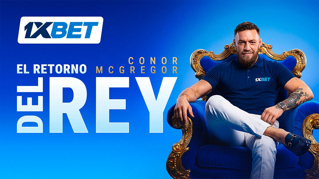 El rey ha vuelto: Conor McGregor es nuevo embajador global de 1xBet