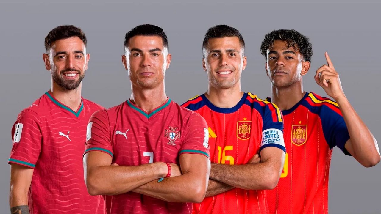 Portugal y España protagonizan un duelo clave por los cuartos de final del Mundial