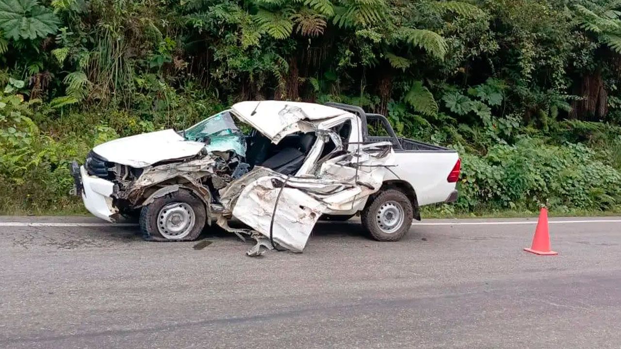 Un muerto y dos heridos tras choque en la carretera cochabamba-santa cruz