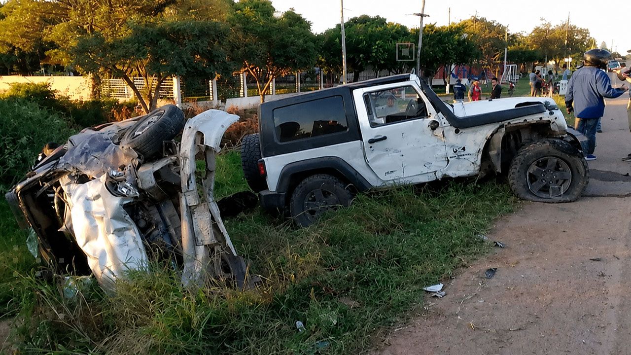 Cuatro heridos son trasladados a Santa Cruz tras accidente en la ruta Cotoca-Pailas