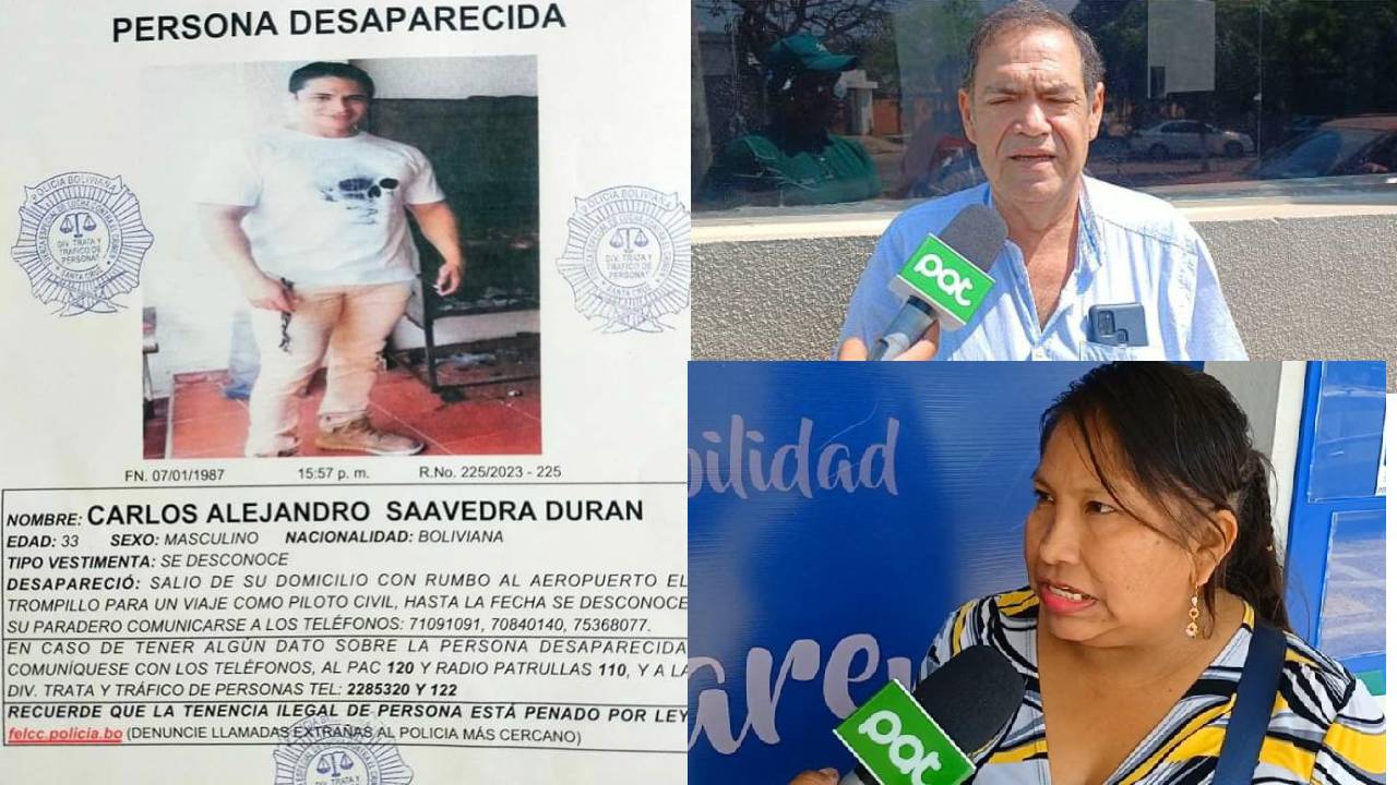 Caso de desaparición de piloto: Continúan con las investigaciones 