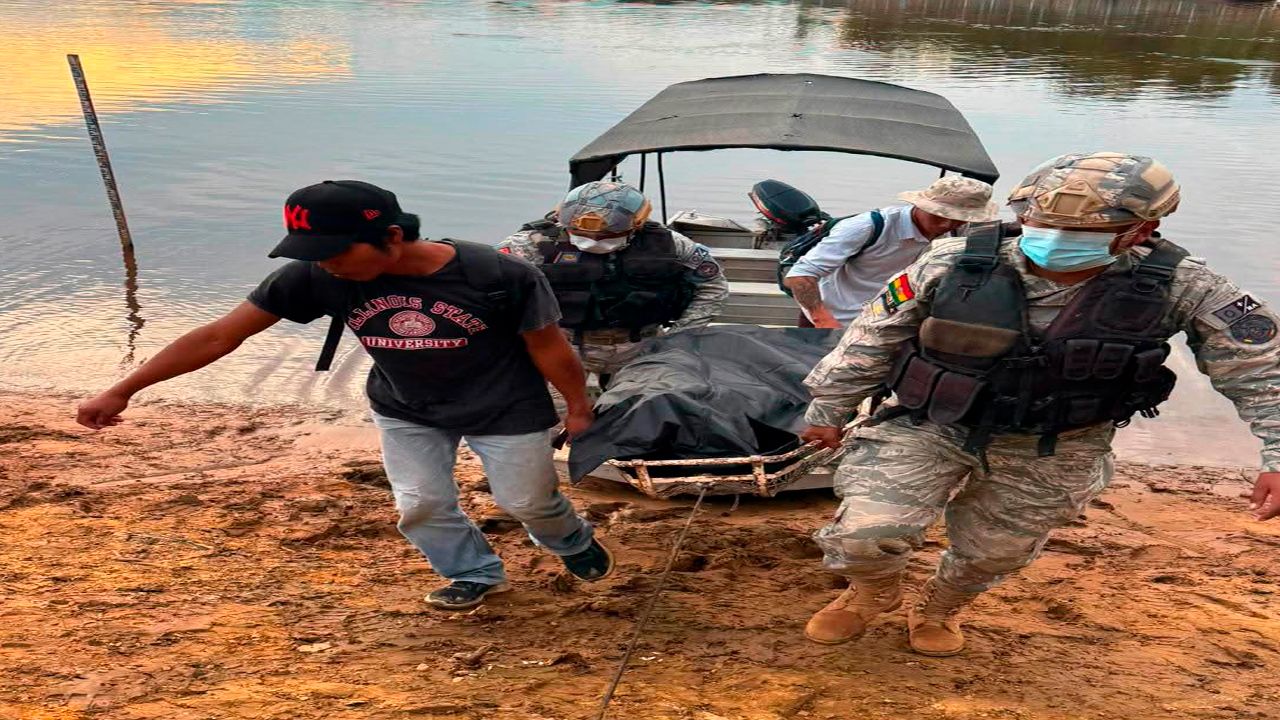 Armada recupera el cuerpo de una persona desaparecida en el río Mamoré