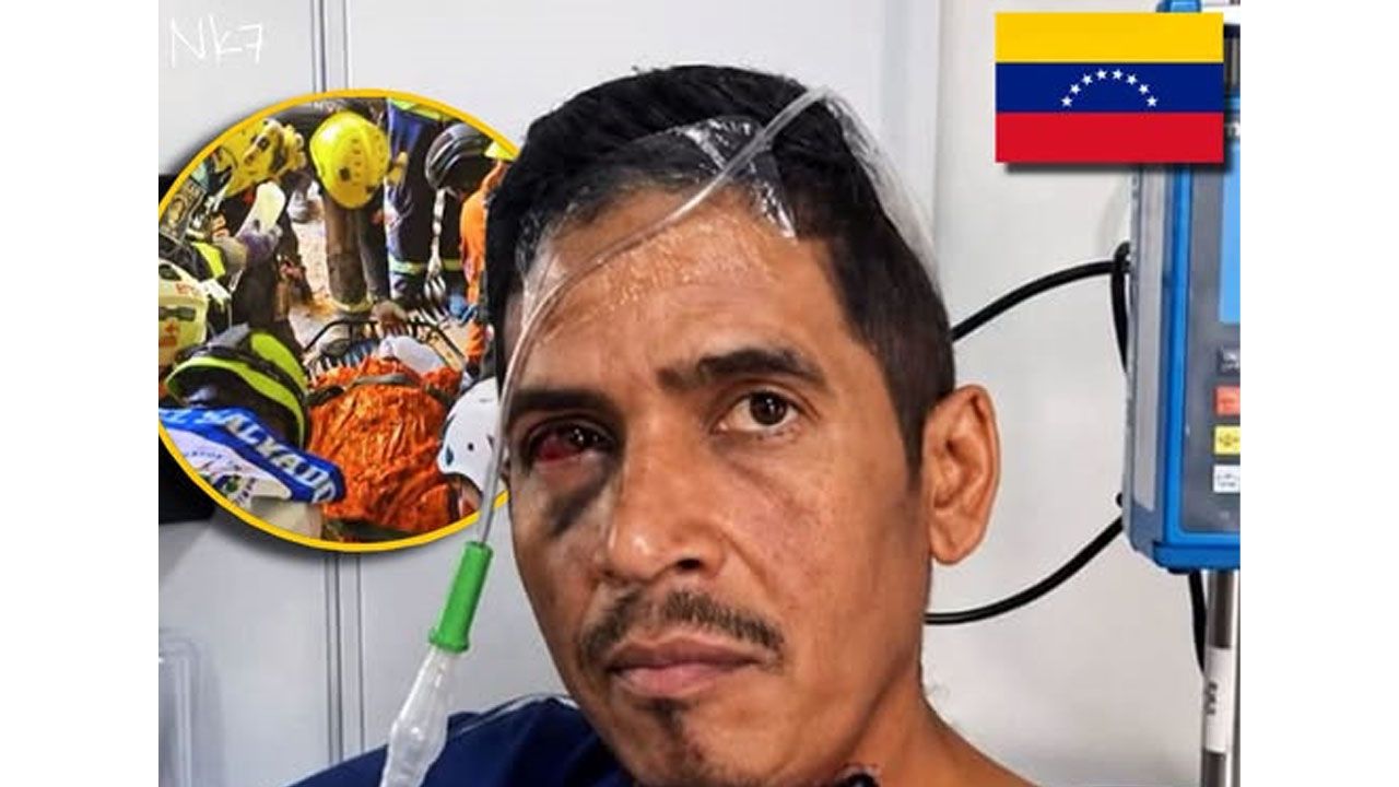 Hombre sobrevive ocho días atrapado bajo escombros tras terremoto en Venezuela
