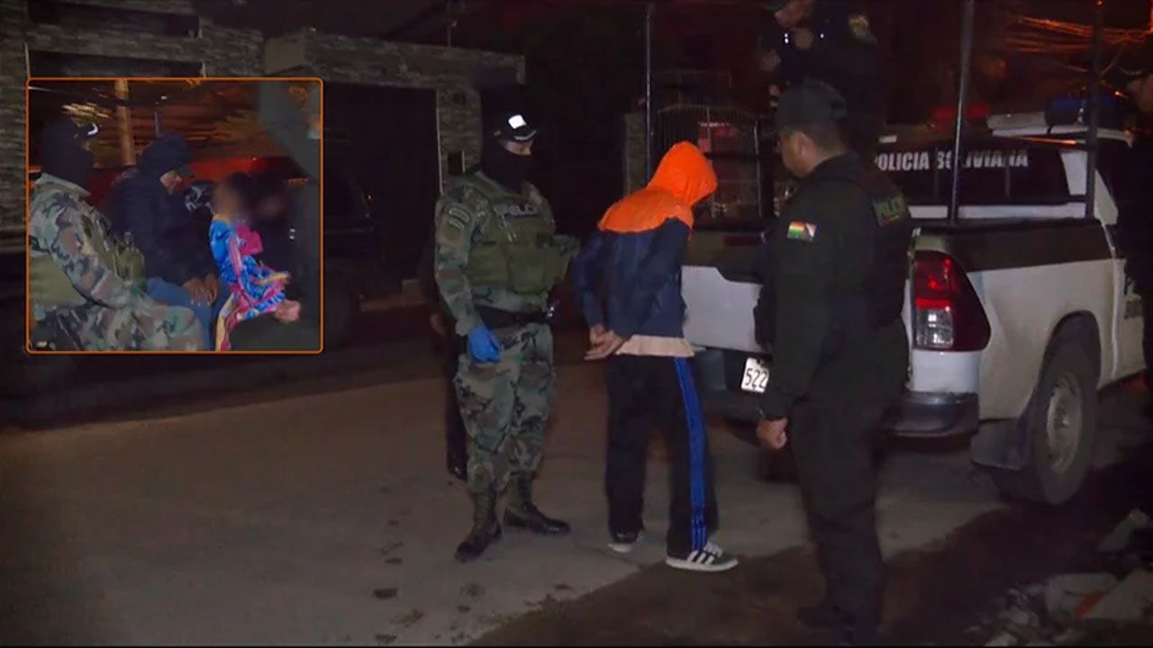 Felcn incauta marihuana, Tusi y un arma en operativo en Santa Cruz