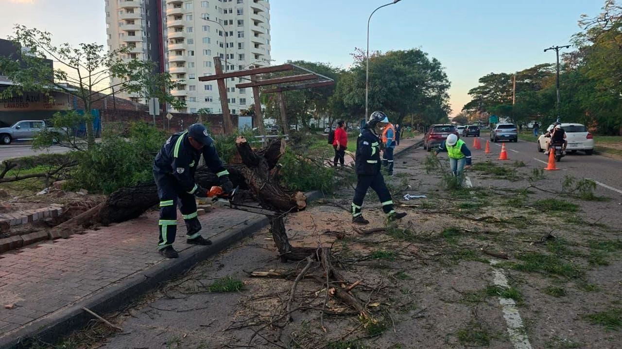Fuertes vientos provocan 16 emergencias en Santa Cruz y continúa la alerta naranja