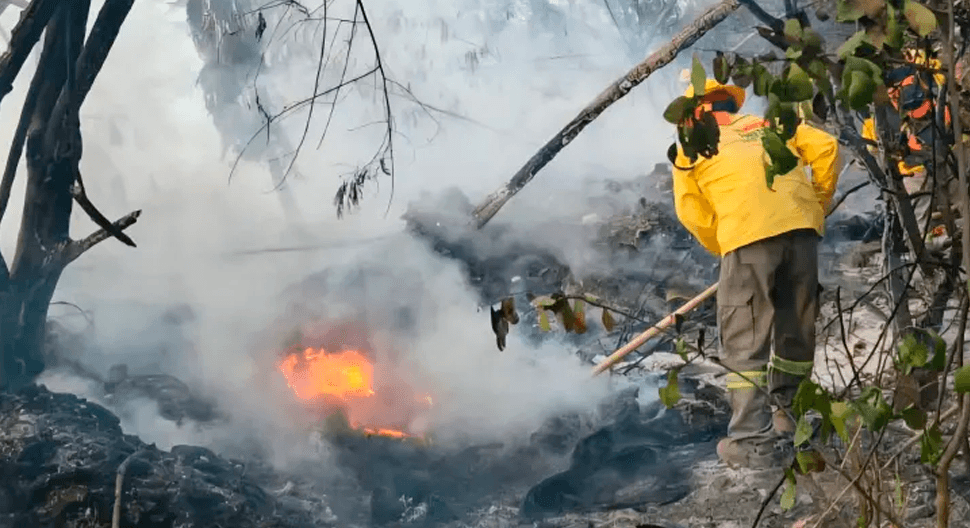 Santa Cruz coordina acciones para contener incendio en Otuquis