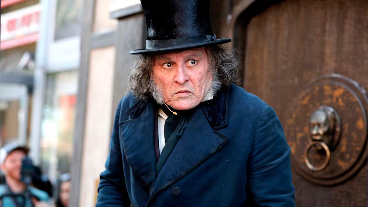 Así luce Johnny Depp como el nuevo Scrooge