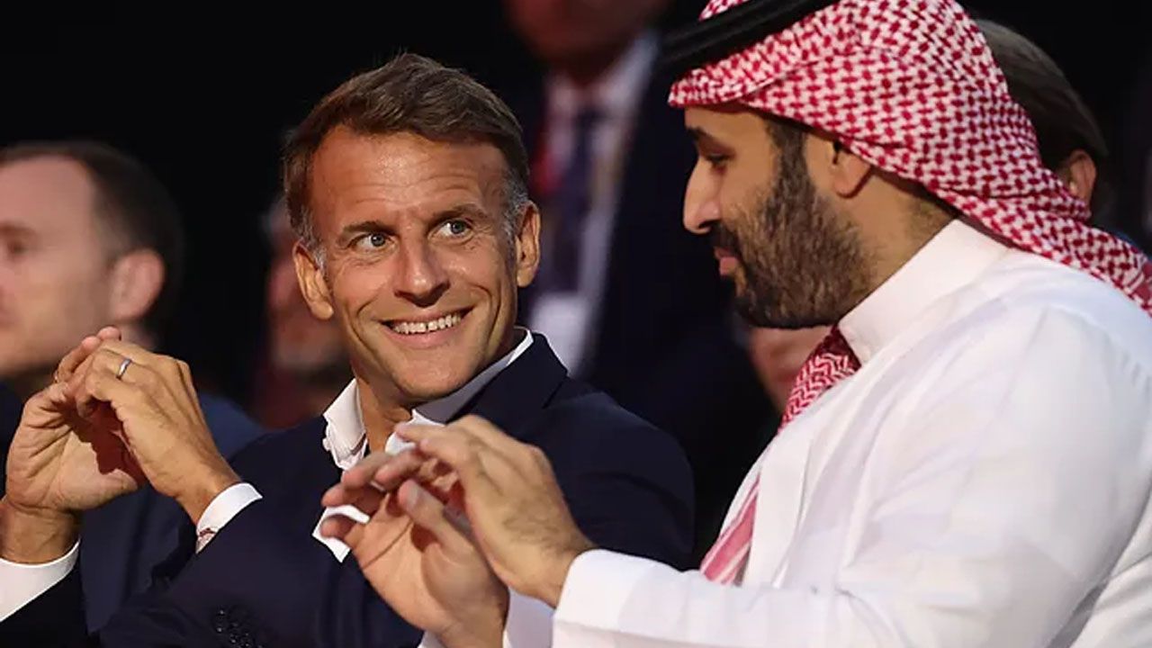 Macron busca reforzar la relación con Bin Salman