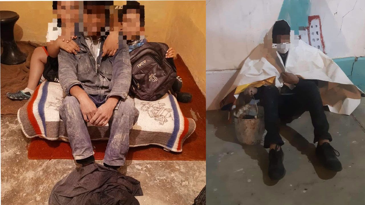 Félix, de 17 años, busca ayuda para sus dos hermanos pequeños