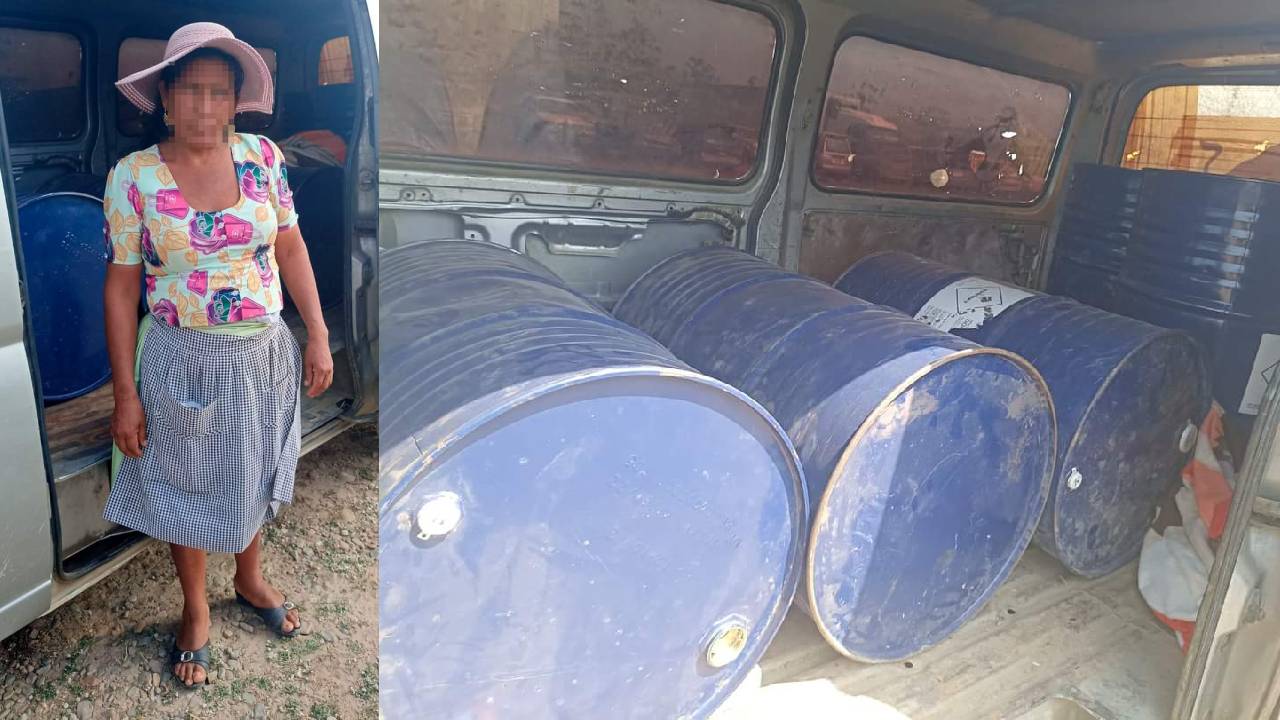  Efectivos de la unidad de Patrullaje Rural en Yapacaní: Aprehenden a mujer con sustancias controladas