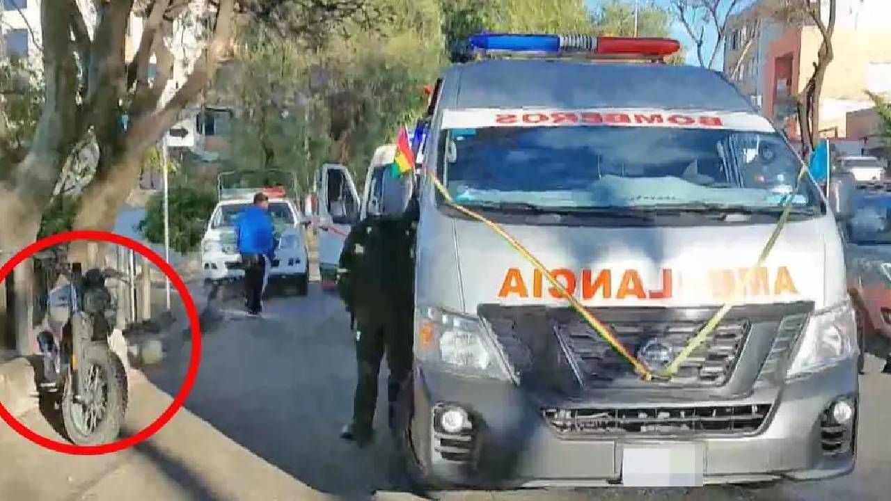 Mujer resulta herida tras ser atropellada por un motociclista en la avenida Circunvalación de Cochabamba
