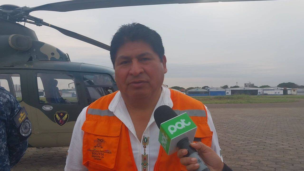  Incendios forestales  y apoyo de operaciones aéreas en el departamento de Santa Cruz.