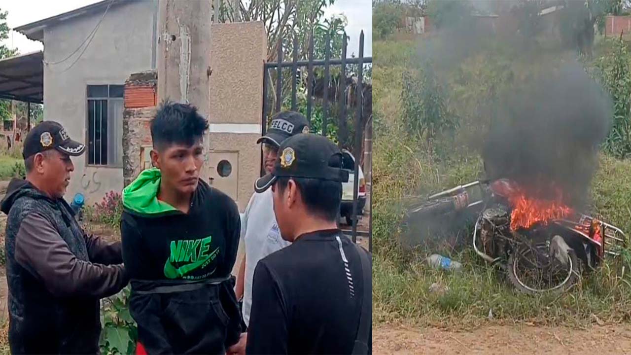  "Héroes de Montero: Pobladores capturan y castigan a ladrón que intentó raptar a una menor"