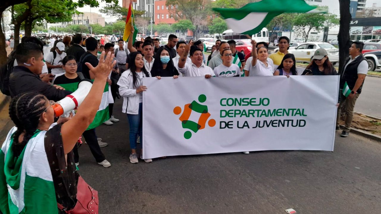El Consejo Departamental de la Juventud marcha en defensa de los acuíferos