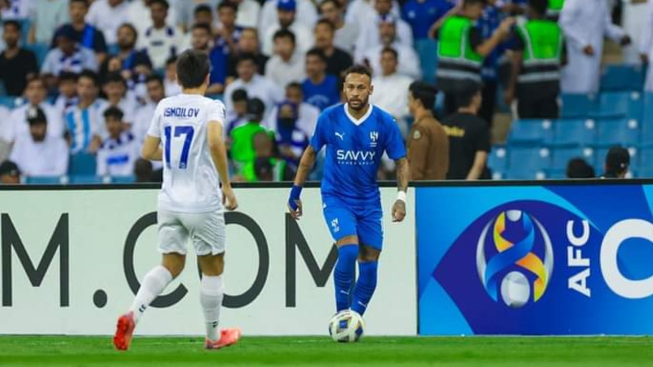 Agónico empate de Neymar y Al Hilal en la Champions de Asia
