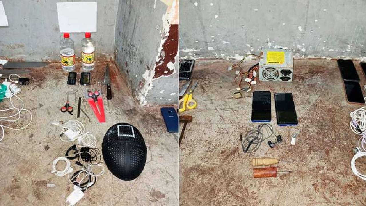 Tras requisa en la cárcel de San Pedro hallan una laptop, celulares, hasta un arma de artes marciales