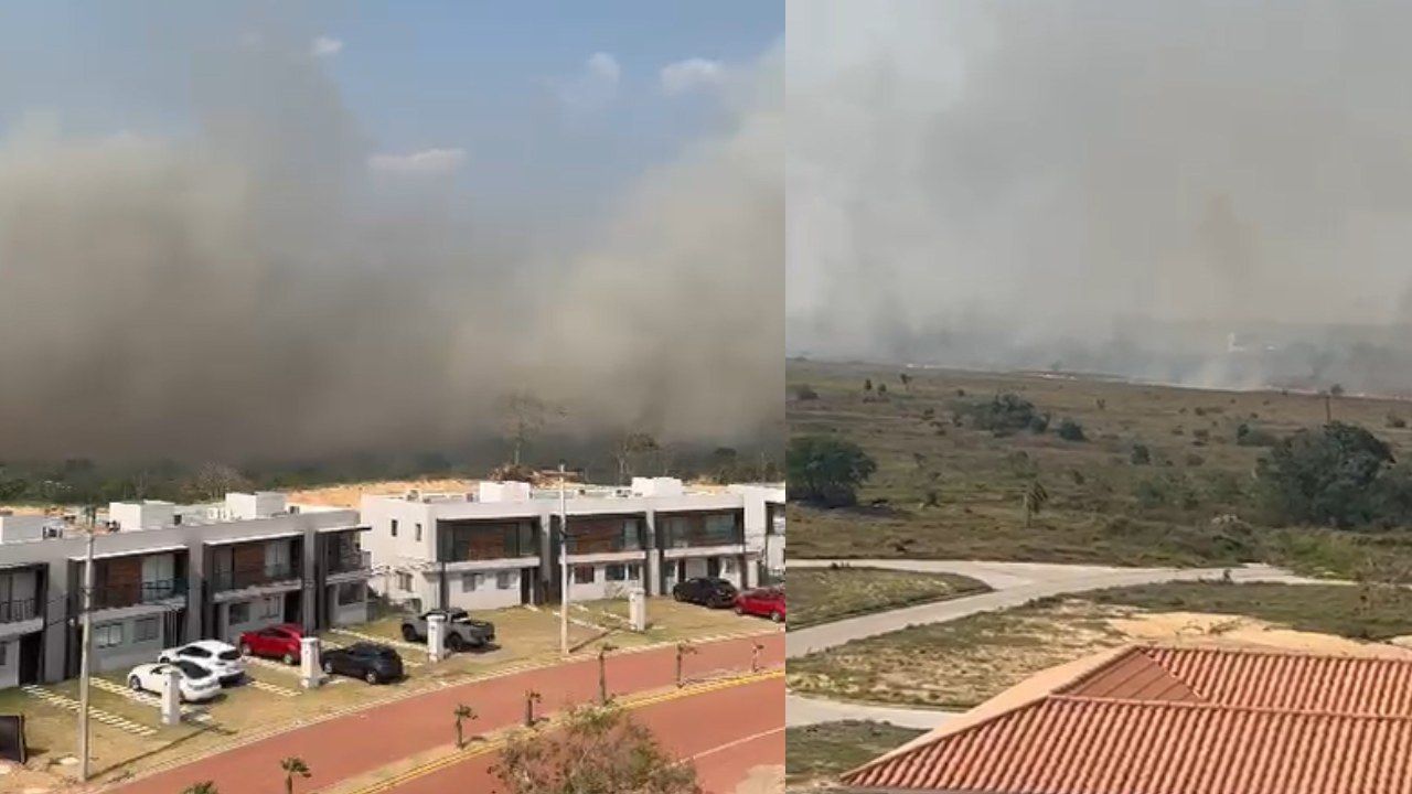 Incendio Amenaza al complejo "Mar Adentro"