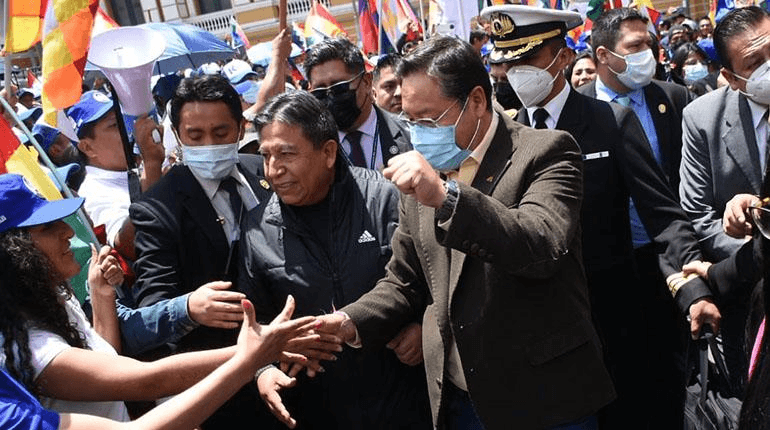 Arce y Choquehuanca confirman su asistencia al acto de aniversario del MAS