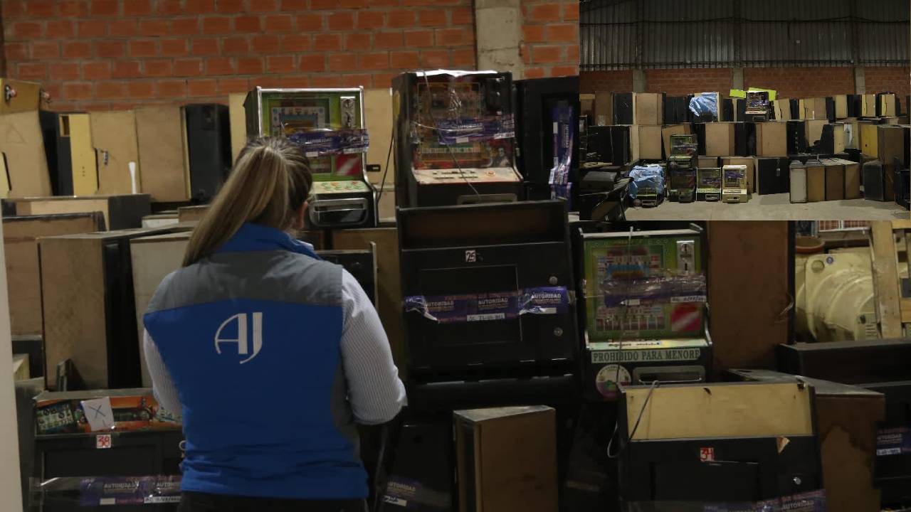 782 máquinas de juego ilegales serán destruidas  gracias a un nuevo convenio con empresa de reciclaje