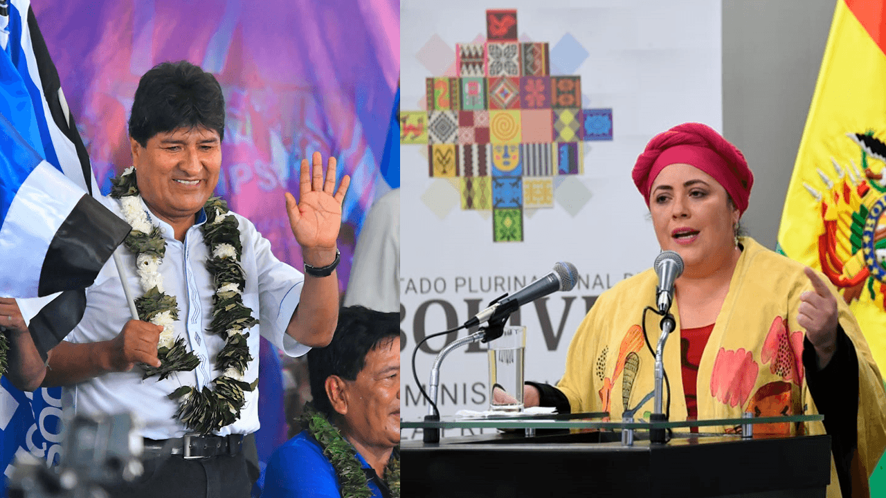 Ministra María Nela Prada  afirma que el anuncio de la candidatura de Morales es una "imposición"