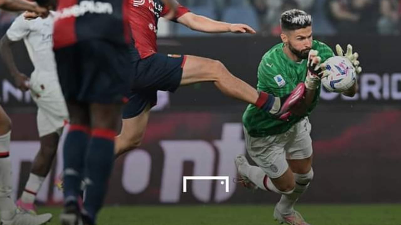 Oliver Giuroud el delantero que entró al arco para salvar al Milan